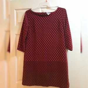 Long Sleeve Polka Dot Dress